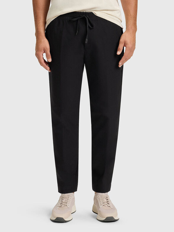 Trousers with elastic waist - 1