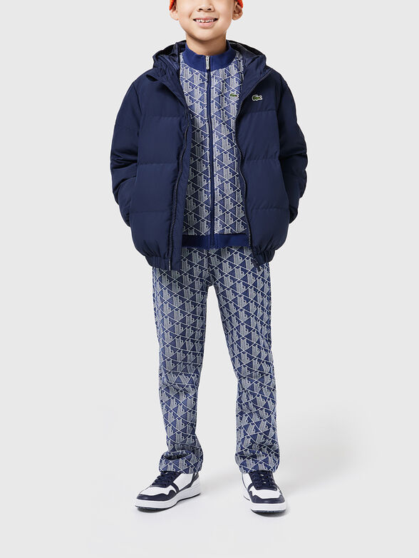 Blue jacket with hood - 2