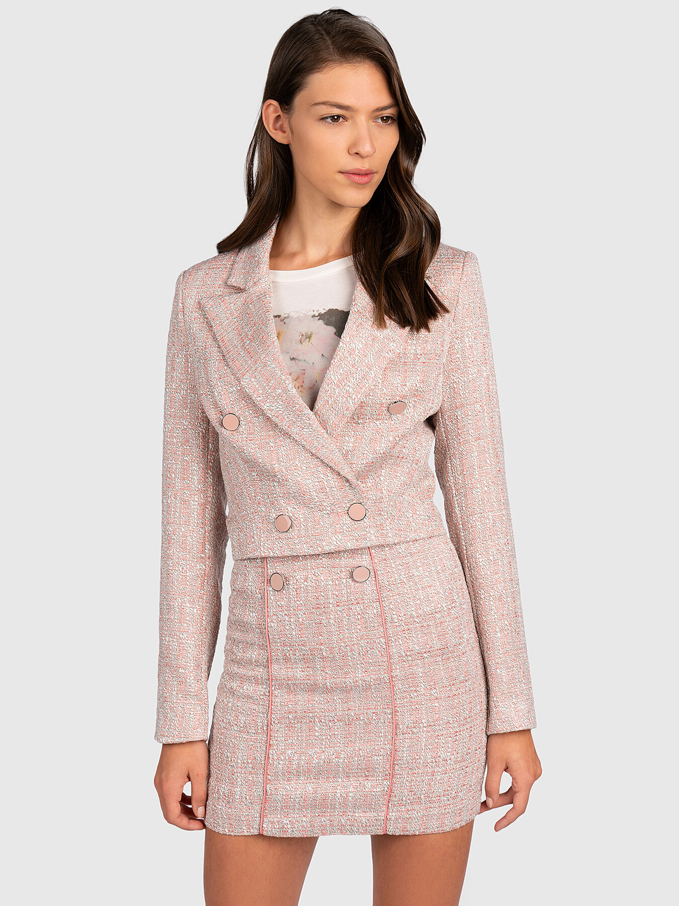 Guess hot sale tweed coat