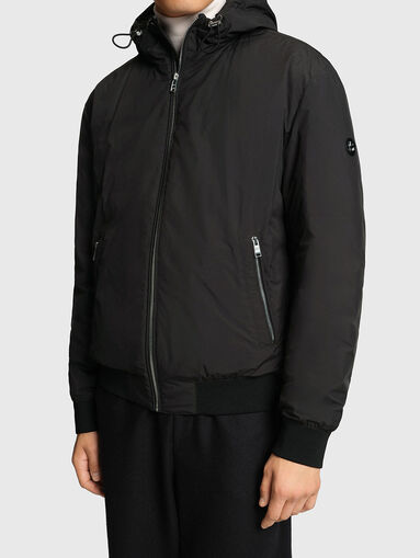 Hooded jacket with zip - 4