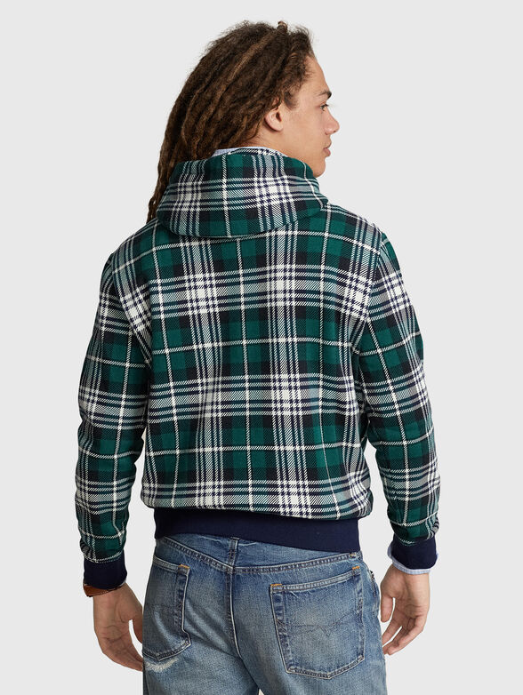 POLO BEAR cotton-blend checked sweatshirt - 3