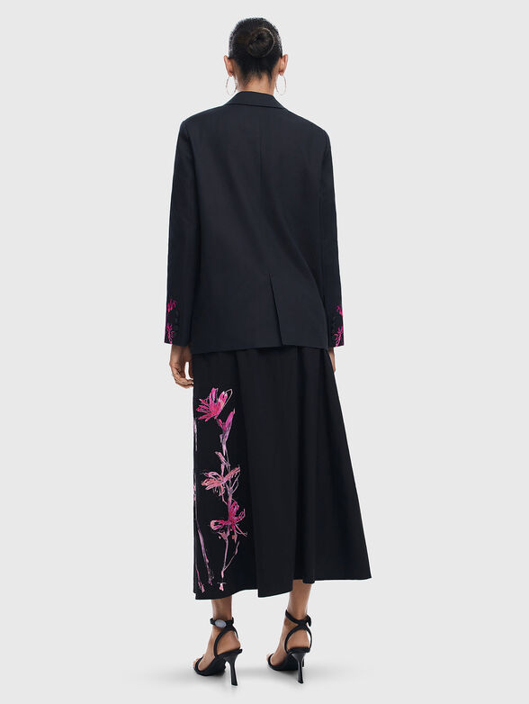 LIRIOS blazer with print - 3