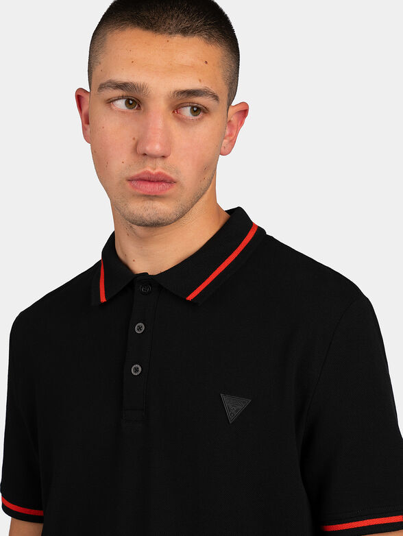 Polo-shirt with red accents - 2