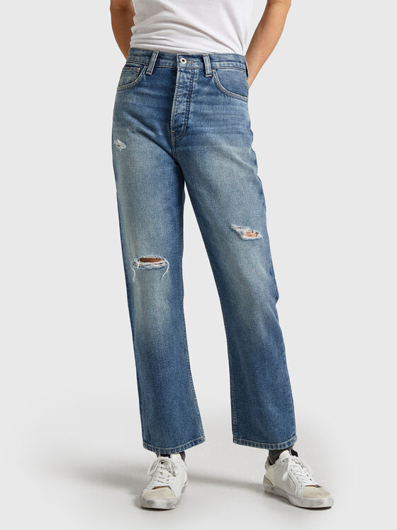 Прави дънки CELYN с висока талия - 1