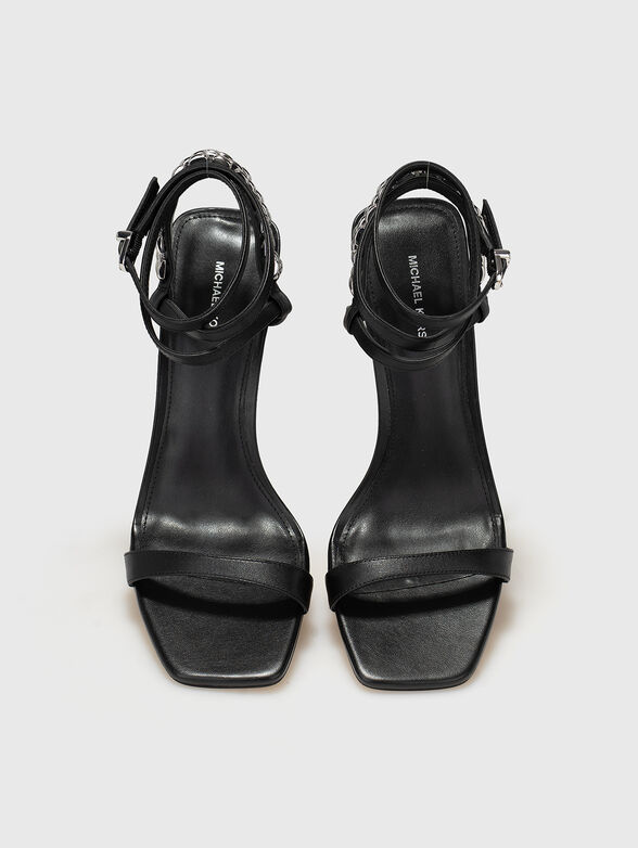 MARCIA leather sandals with heels - 6