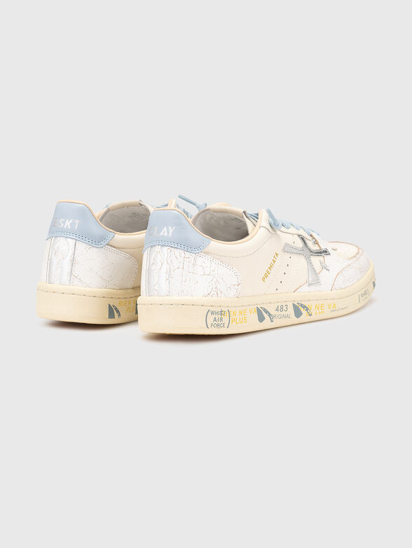 Leather sneakers with contrasting details - 3