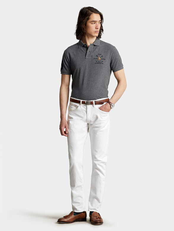 Polo-shirt with embroidery on the back - 4