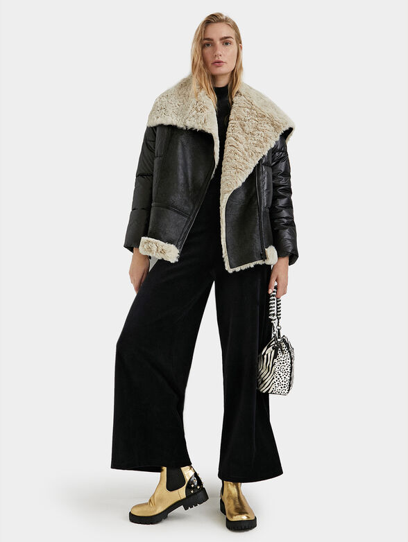 BEAUVOIR Oversize padded biker jacket - 6