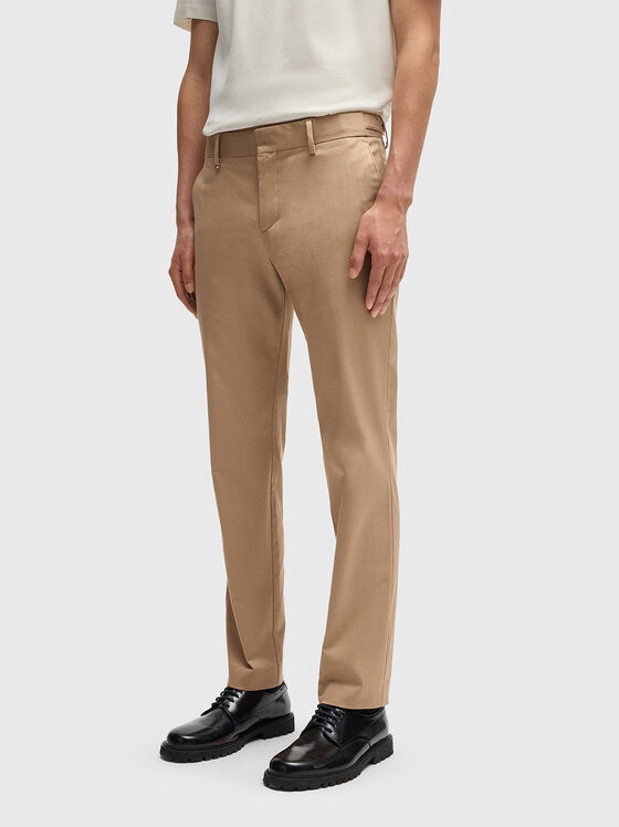 Chino trousers in beige colour - 1