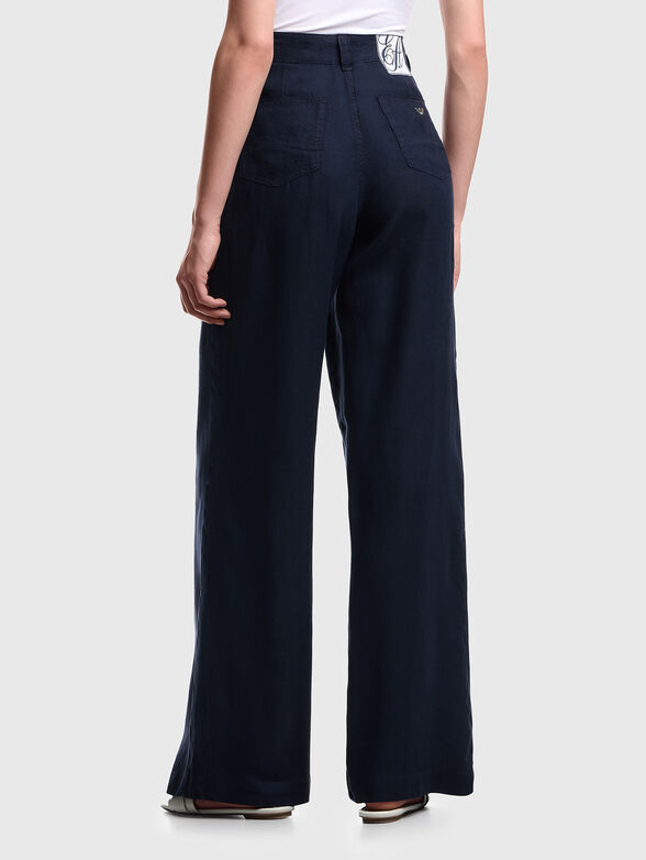 Beige linen pants - 2