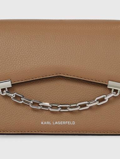 K/SEVEN GRAINY CB black leather bag - 4