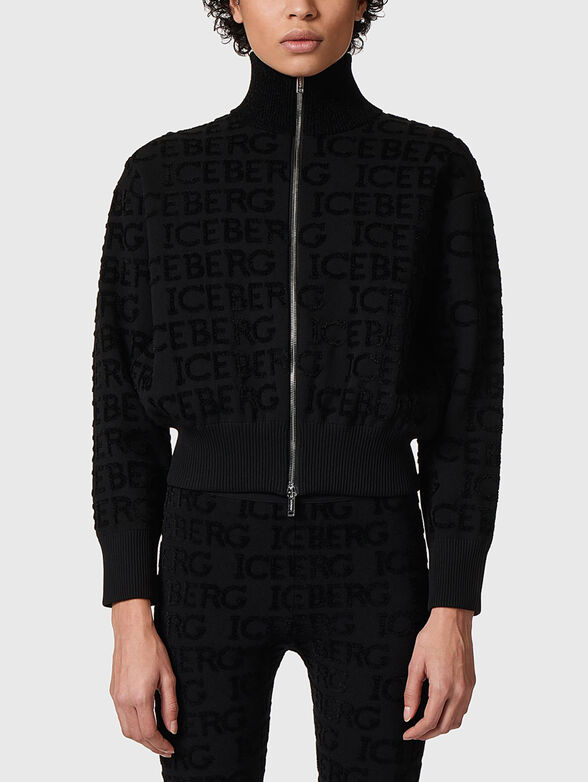 Vest with embossed logo texture - 0
