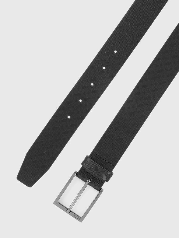 Belt with monogram print - 4