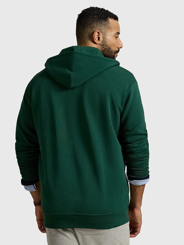 Green sweatshirt with logo - 3