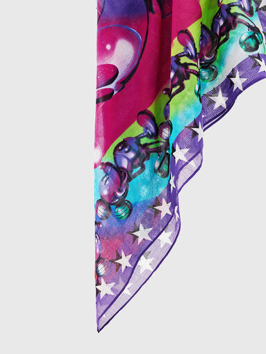 MICKEY MOUSE square scarf - 4