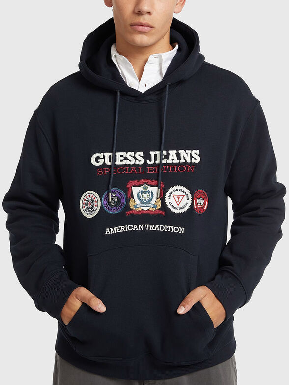 Cotton hoodie with details - 4