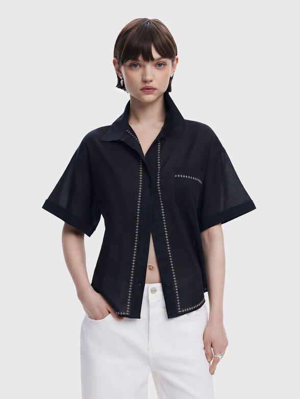 ZEUS short sleeve cotton shirt - 1