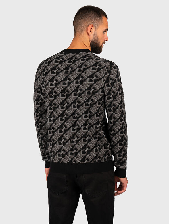 Sweater with monogram print  - 3