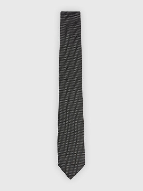 Tie of silk and jacquard - 1