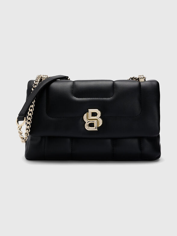 Quilted crossbody bag with gold details - 1