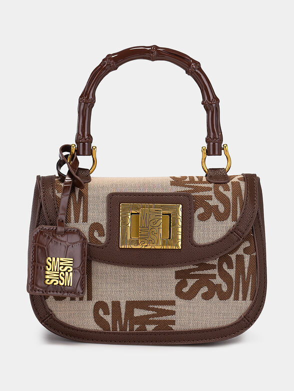 BEMLEN crossbody bag with logo motifs - 1