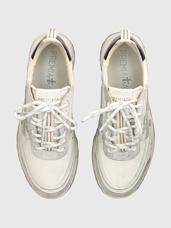 NOUS leather and suede sneakers - 6