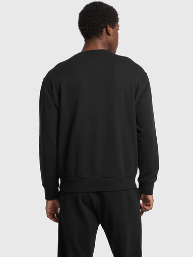 Sweatshirt with maxi logo inscription - 3