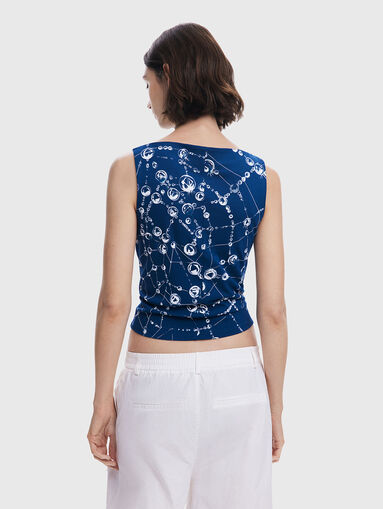Short top with print - 3
