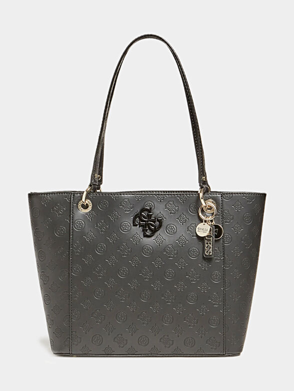 NOELLE ELITE Shopper bag in black color brand GUESS