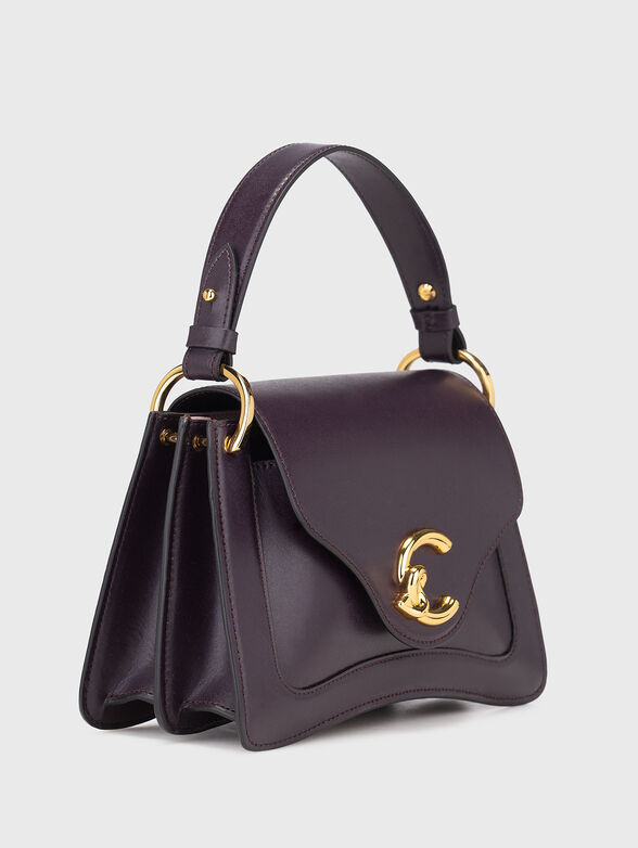 C-ME leather bag with accent logo - 4