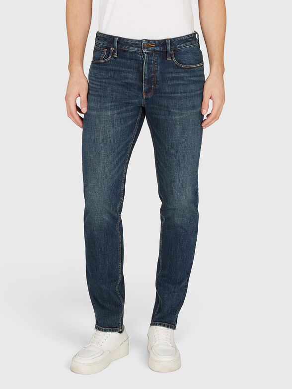 Cotton slim jeans - 1