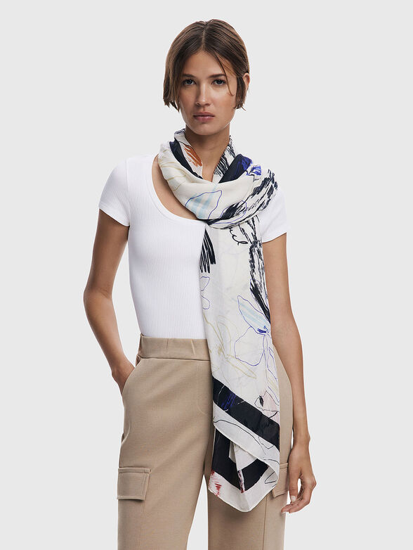 Long printed scarf - 3
