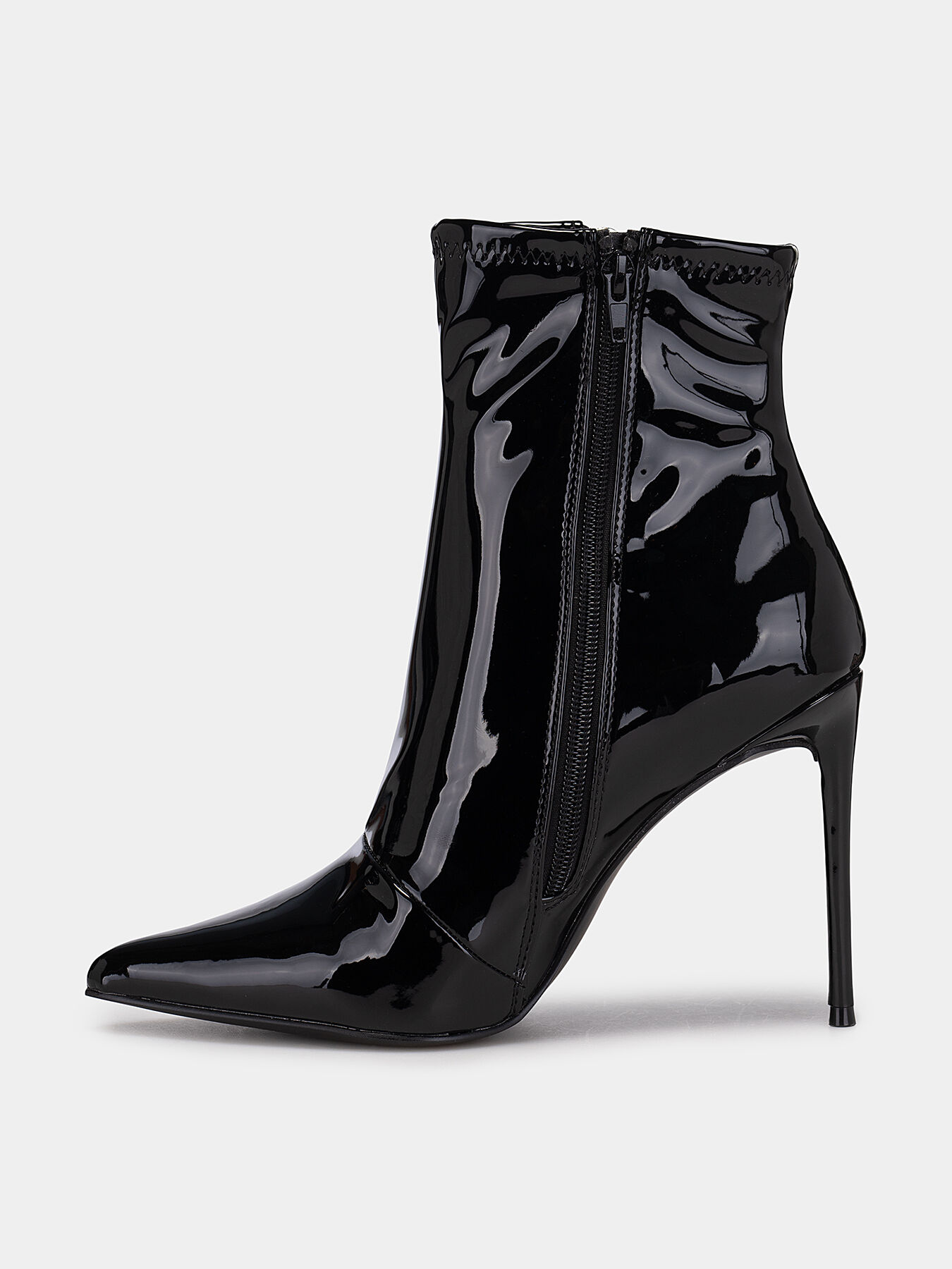 Steve madden patent leather booties cheap
