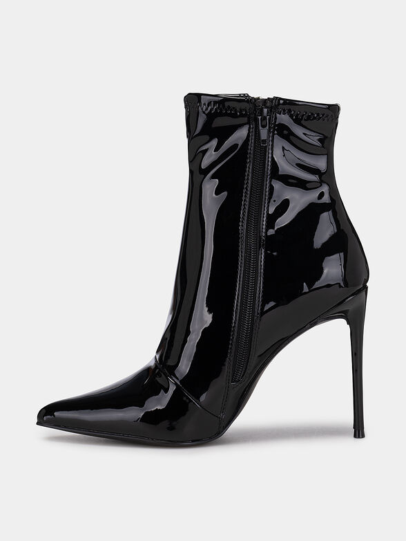 VIRTUOSO heeled ankle boots with patent effect - 4