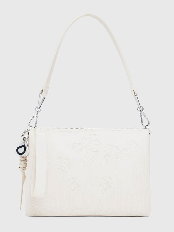 Bag with floral motifs and logo - 1