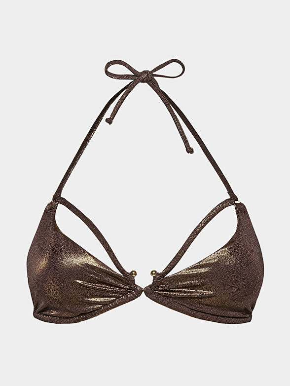 Sliding triangle bikini bra PIERCING - 1