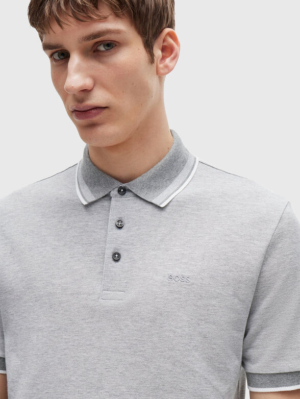 Polo shirt with accent trims - 4
