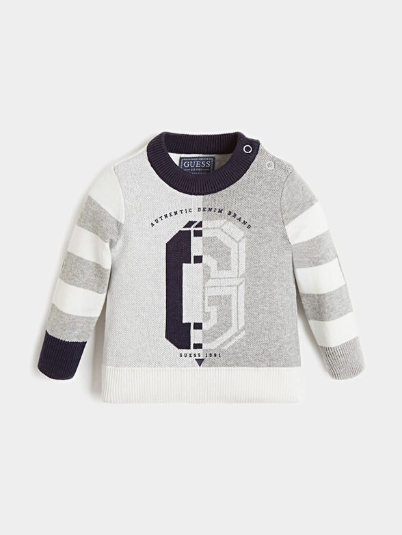Pullover with logo print - 1
