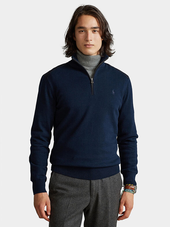 Wool and cashmere sweater - 1