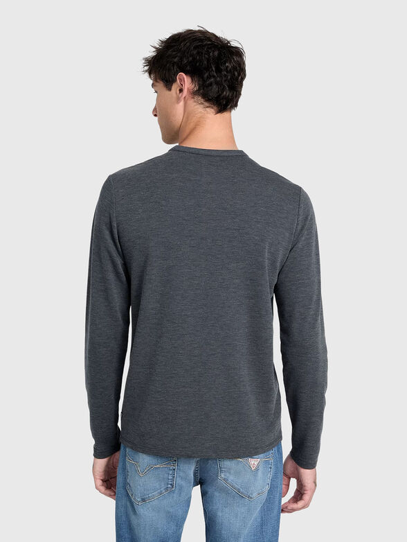 KAI HENLEY wool blend blouse - 3