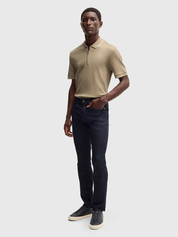 PARAS structured-cotton polo shirt with zip - 2
