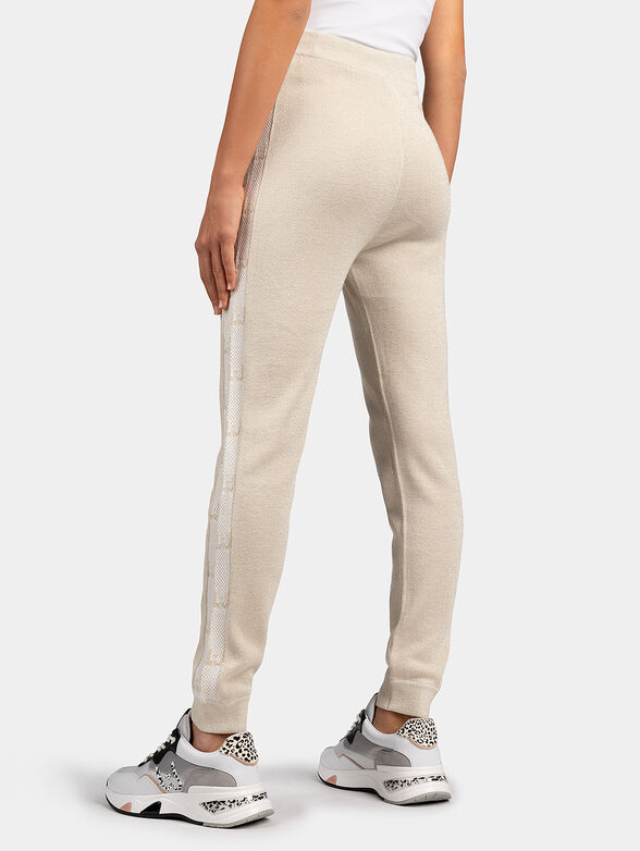 Sports pants with glamorous lurex threads - 2
