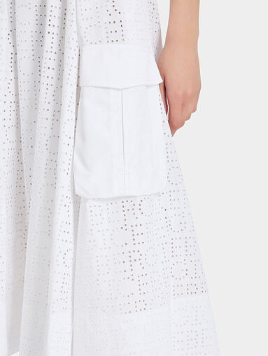 Skirt with Sangallo logo effect - 3