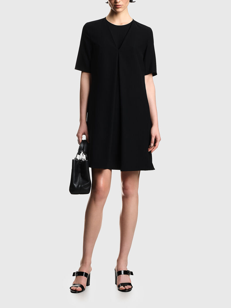 Black pleated dress - 3
