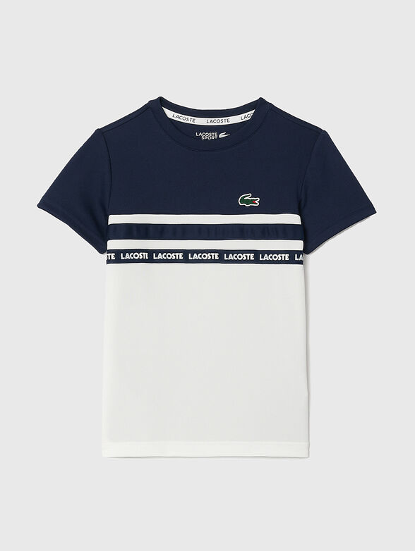 T-shirt with oval neckline  - 0