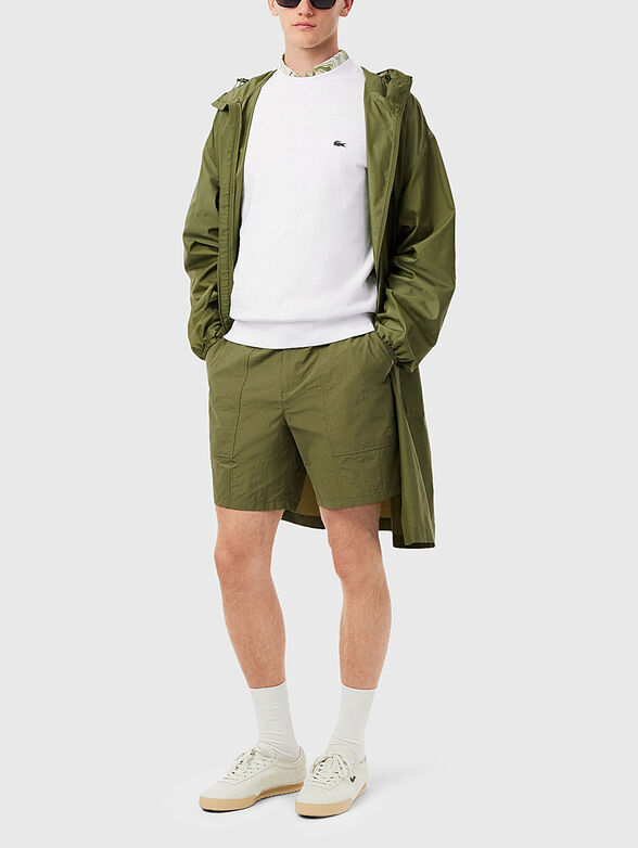 Sweatshirt with oval neckline and logo - 2