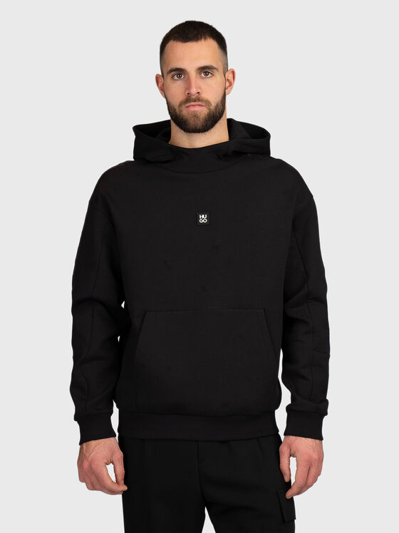 Hooded sweatshirt with logo detail - 1