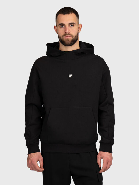 Hooded sweatshirt with logo detail - 1