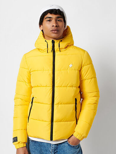 Padded jacket with a hood  - 4