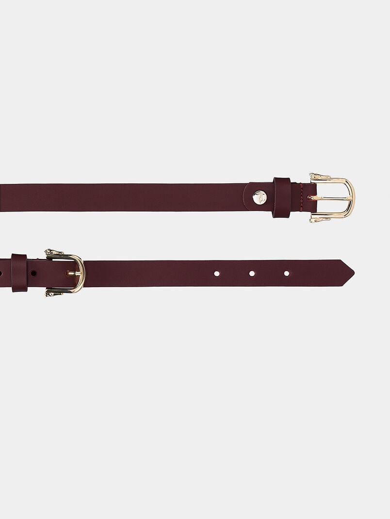 Black belt with double buckle - 3